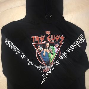 BLACK TRY GUYS HOODIE